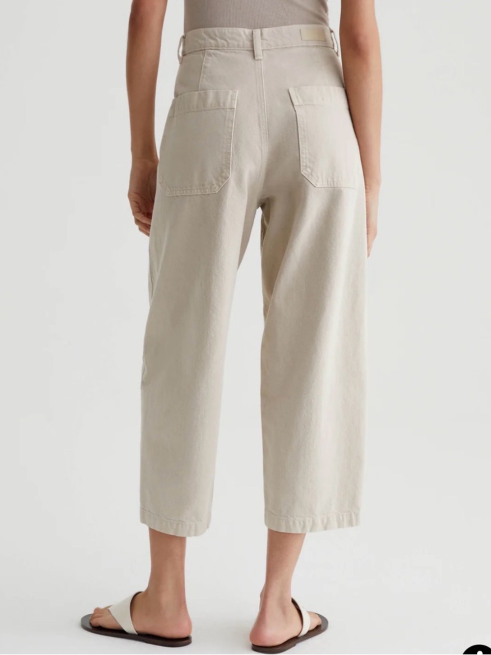 🆕 Ag Adriano Goldschmied Camille Utility Barrel Jeans in Sulphuric Desert Rock